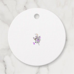 Butterfly Fairy Tattoo Vector - Vintage Blommigt A Gåvor Etiketter