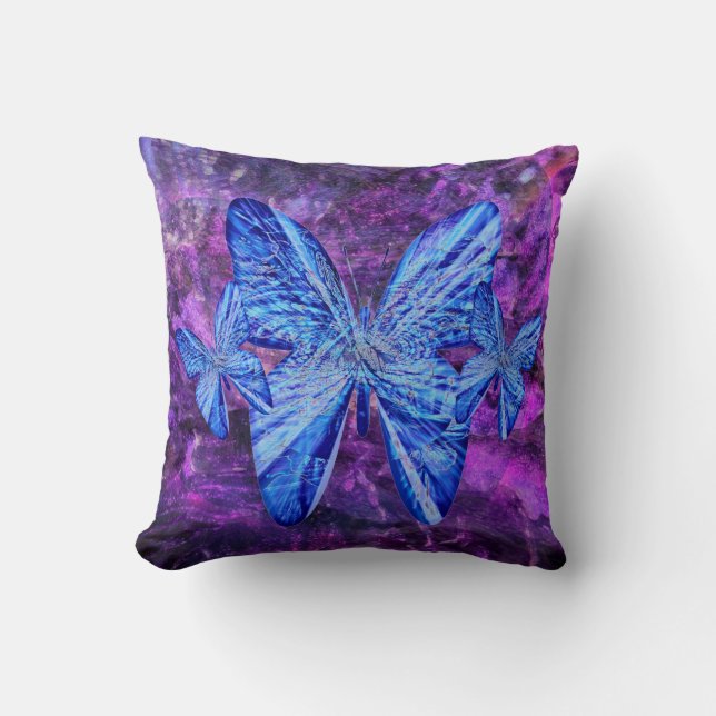 Butterfly Fantasy Kudde (Framsida)