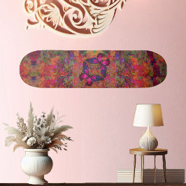 Butterfly Fantasy World Mini Skateboard Bräda 18,5 Cm