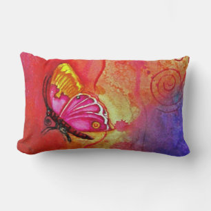 Butterfly Färg Blast Light Lumbarkudde