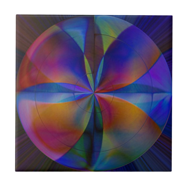 Butterfly Färg Kakelplatta (Framsidan)