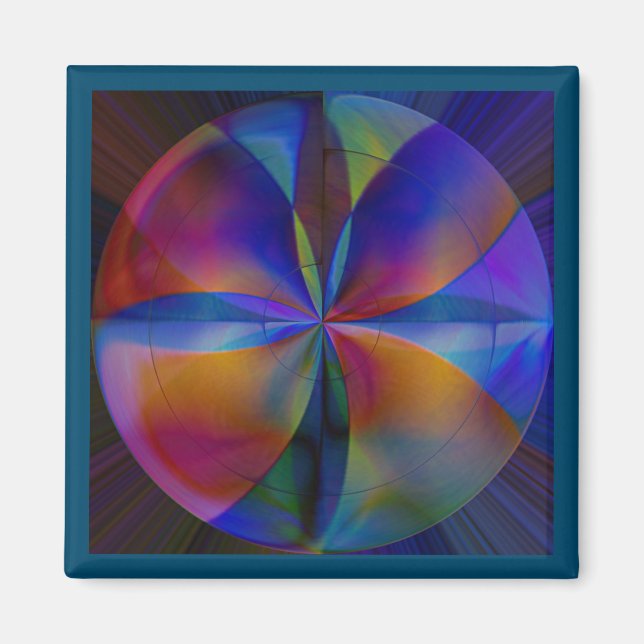 Butterfly Färg Magnet (Framsidan)