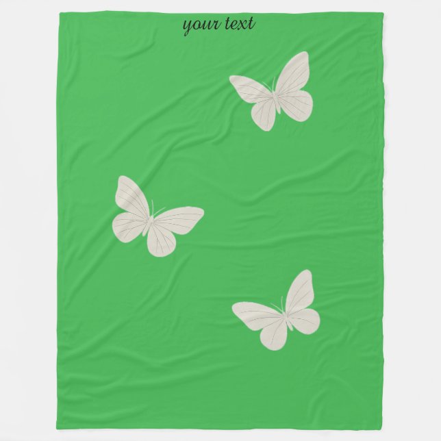 Butterfly Fleece Blanket (Framsidan)