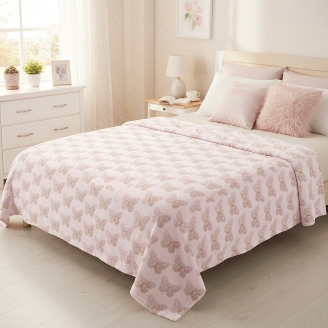 Butterfly Fleece Blanket (Skapare uppladdad)