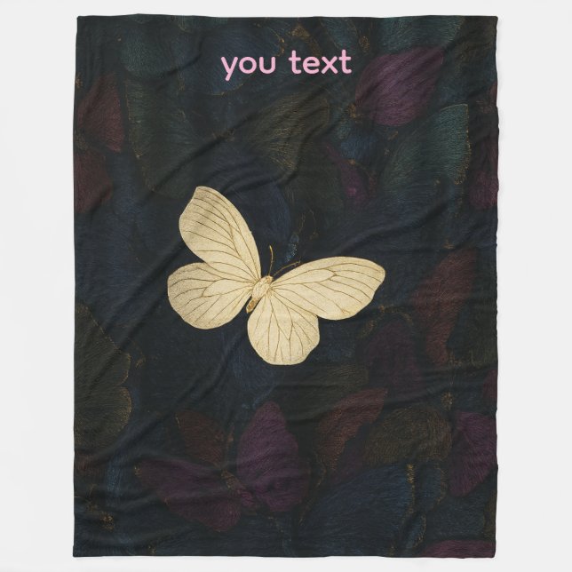 Butterfly Fleece Blanket (Framsidan)