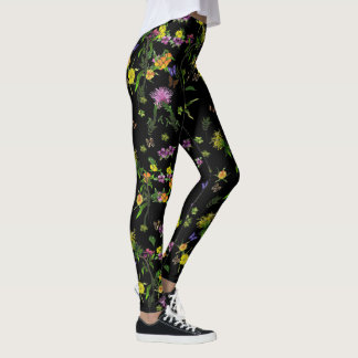 Butterfly Flower Firande Leggings