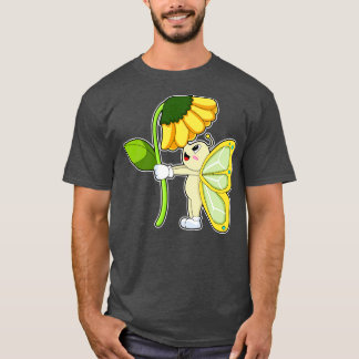 Butterfly Flower T Shirt