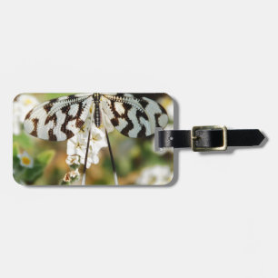 Butterfly Flowers Blommars Möhippa Peace Bagagebricka