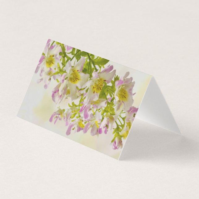 Butterfly Flowers Card Kort (Framsida)