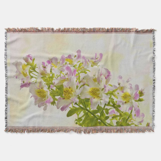 Butterfly Flowers Filt (Framsidan)