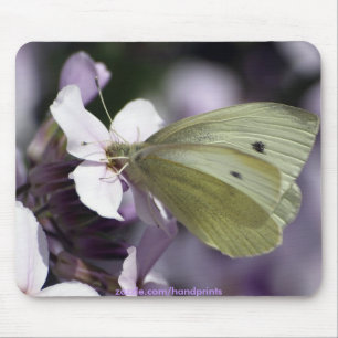 Butterfly & Flowers Garden-älskare Mousepad Musmatta