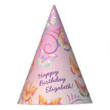 Butterfly Födelsedagsfest Kids Colorful