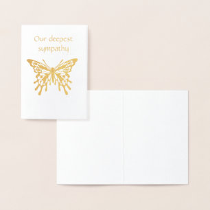 Butterfly Folierat Kort
