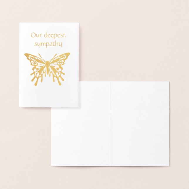 Butterfly Folierat Kort (Display)