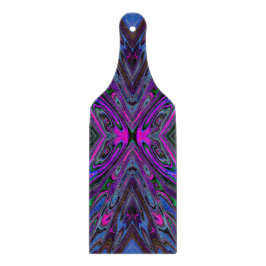 Butterfly för Abstrakten Trippy Magenta, Blue and 