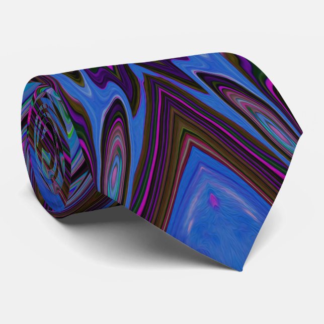 Butterfly för Abstrakten Trippy Magenta, Blue and  Slips (Rullad)