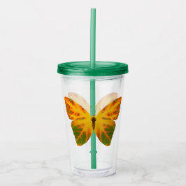 Butterfly från aspen Löv 1 Take Away Mugg