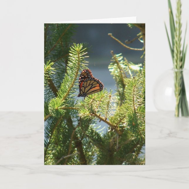 Butterfly från Gräs Träd Kort (Framsida)