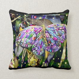 Butterfly från guld Löv! Kudde