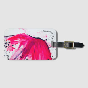 Butterfly från Joy Acrylic Luggage Tag Bagagebricka