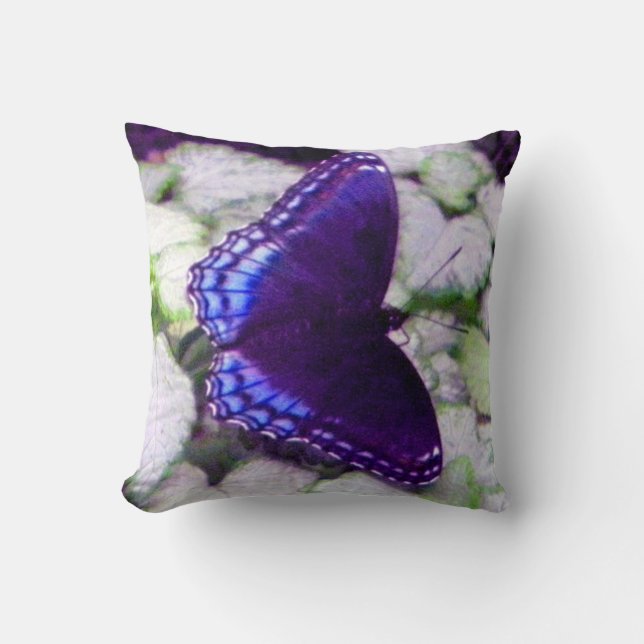 Butterfly från Silver Beacon Lamium Dekorativ kudd Kudde (Framsida)