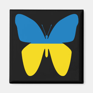 Butterfly från Ukraina Magnet