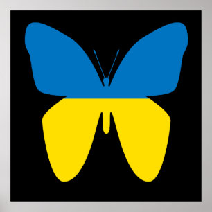 Butterfly från Ukraina Poster