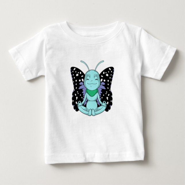Butterfly från Yoga Stretching Ben T Shirt (Framsida)
