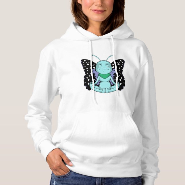 Butterfly från Yoga Stretching Ben T Shirt (Framsida)
