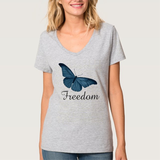 Butterfly Freedom T-Shirt (Framsida)