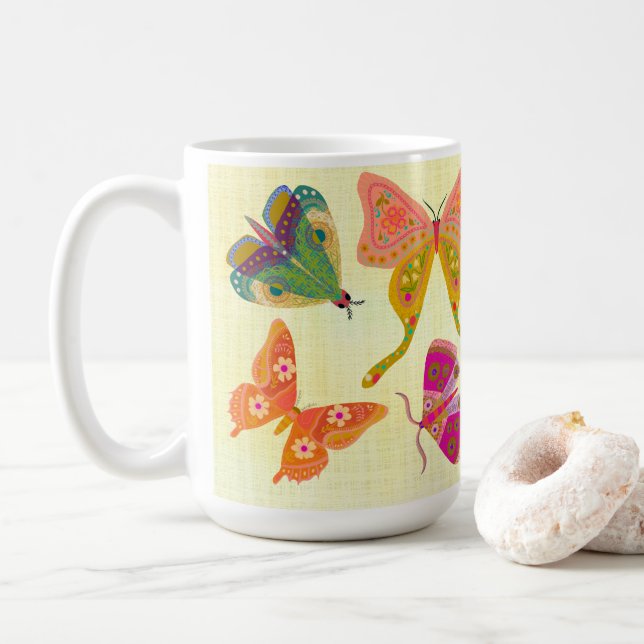 Butterfly Friends Mugg (Med munk)