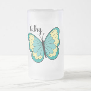 Butterfly Frostat Ölglas