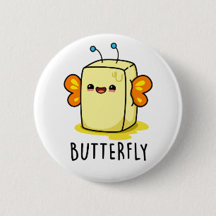 Butterfly Funny Butter with Vingar Pun Knapp