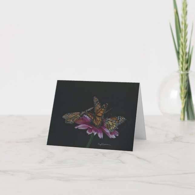 Butterfly Garden Anteckningskort (Framsida)