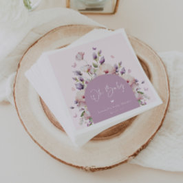Butterfly Garden Baby Shower Pappersservett