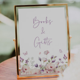 Butterfly Garden Bokar & Gifts-tecken Poster