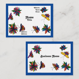 Butterfly Garden Business Card Visitkort