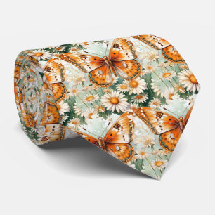 Butterfly Garden Elegant Mönster Neck Tie Slips