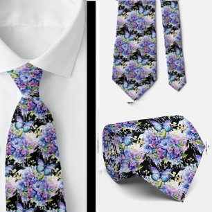 Butterfly Garden Elegant Mönster Neck Tie Slips