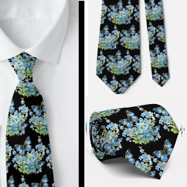 Butterfly Garden Elegant Mönster Neck Tie Slips