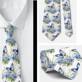 Butterfly Garden Elegant Mönster Neck Tie Slips