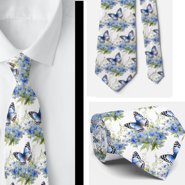 Butterfly Garden Elegant Mönster Neck Tie Slips (Skapare uppladdad)