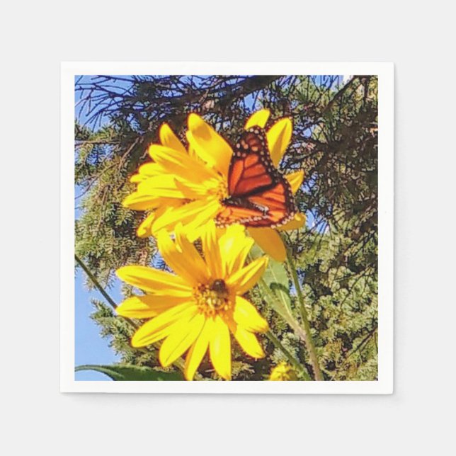 Butterfly Garden Pappersservett (Framsidan)