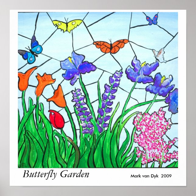 Butterfly Garden Poster (Framsidan)