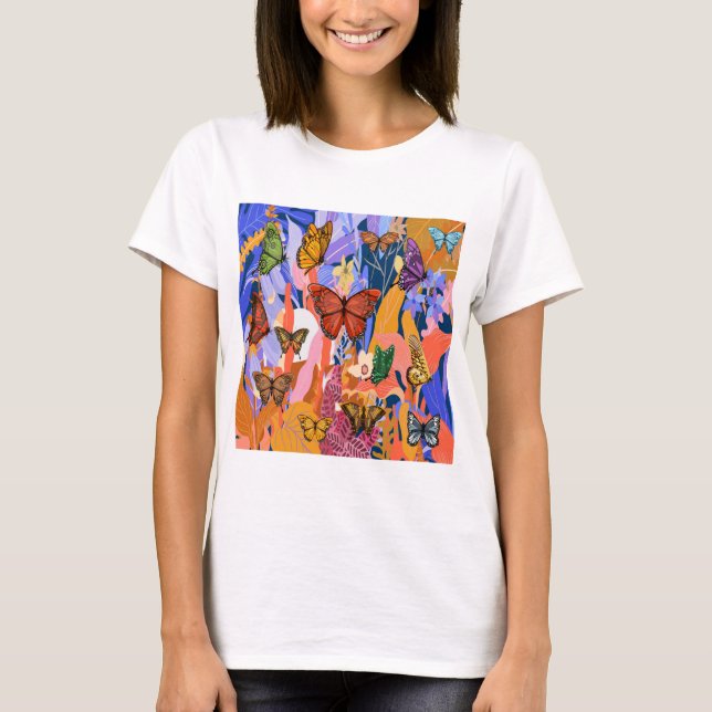 Butterfly Garden T-Shirt (Framsida)