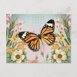 Butterfly Garden-vycard Vykort
