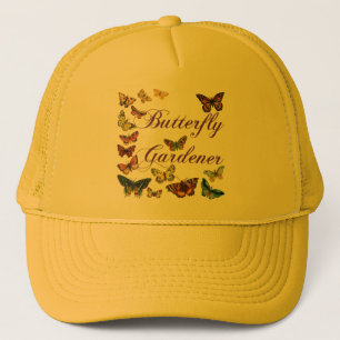Butterfly Gardener Sstickning Keps
