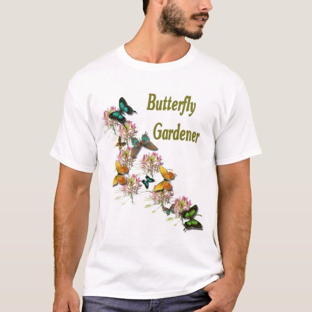 Butterfly Gardener Tee Shirt (Framsida)