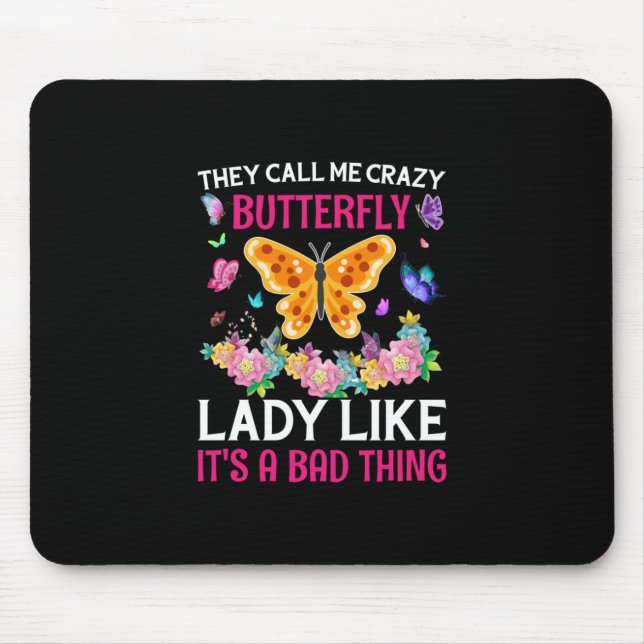 Butterfly Gift | De kallar mig Crazy Butterfly Musmatta (Framsidan)