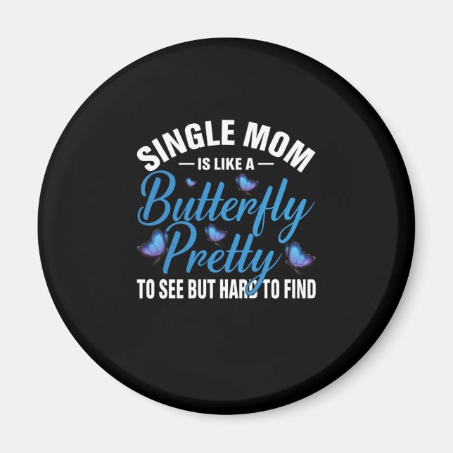 Butterfly Gift | Ett Mamma är som en fjäril Magnet (Framsidan)